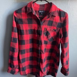 Madewell plaid flannel